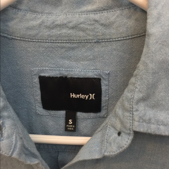 Hurley denim button up shirt - Picture 2 of 3